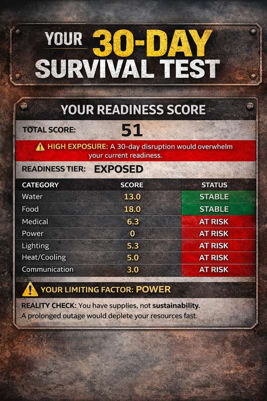 30 Day Survival Test