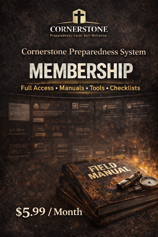 Cornerstone Preparedness System Membership - Monthly