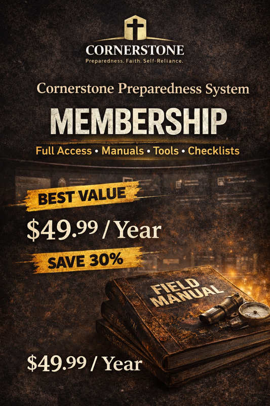 Cornerstone Preparedness System Membership Annual
